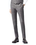 The Kooples Gray Plaid Wool Suit Pants