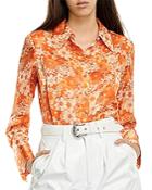 The Kooples Classic Floral Print Shirt