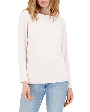 Cupcakes And Cashmere French Terry Scoop Neck Top
