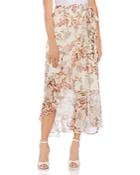 Vince Camuto Wildflower Faux-wrap Maxi Skirt