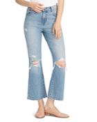 Ella Moss High Rise Cropped Flared Jeans In Sessile