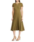 Lauren Ralph Lauren Short-sleeve Henley Dress