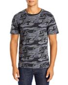 Monrow Camo Print Relaxed Fit Tee