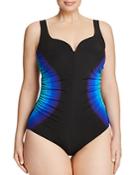 Miraclesuit Plus Gulfstream Temptress One Piece Swimsuit