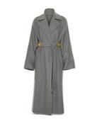 Lanvin Belted Wool & Cashmere Maxi Coat