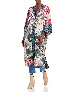 Johnny Was Janice Gabrielle Kim Reversible Silk Jacket
