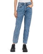 The Kooples Snow High-rise Cropped Straight-leg Jeans In Blue Washed