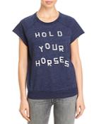 Mother Hold Your Horses Cutoff Tee