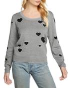 Chaser Intarsia Heart Sweater