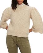 Ba & Sh West Textured Knit Sweater