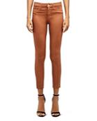 L'agence Margot High-rise Skinny Jeans In Coated