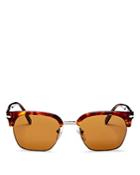 Persol Low Base Polarized Square Sunglasses, 53mm
