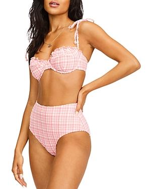 Billabong Pink Tide High Retro Bikini Bottom