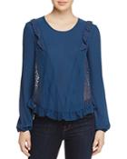 Band Of Gypsies Lace-inset Top