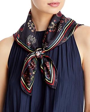 Fraas Paisley Silk Square Scarf - 100% Exclusive