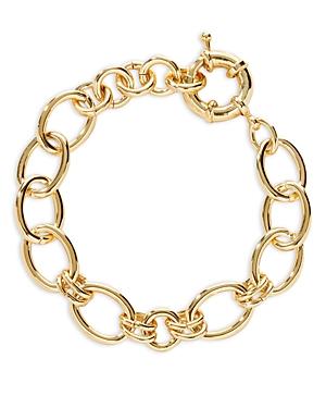 Luv Aj Cleo Link Chain Bracelet In Gold Tone