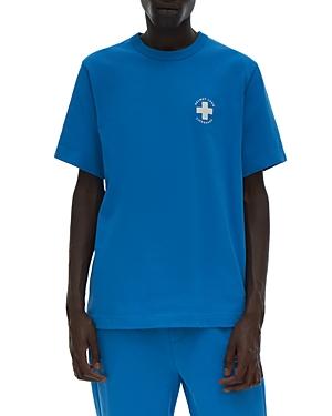 Helmut Lang Knots Cotton Lifeguard Logo Graphic Tee