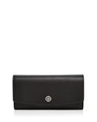 Tory Burch Parker Envelope Saffiano Leather Continental Wallet