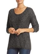Nydj Drop Shoulder Marled Sequin Sweater