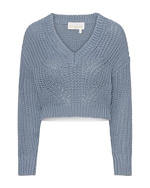 Remain Elise Open Knit Cropped Sweater