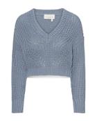 Remain Elise Open Knit Cropped Sweater
