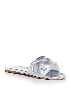 Miu Miu Women's Braided Slide Sandals