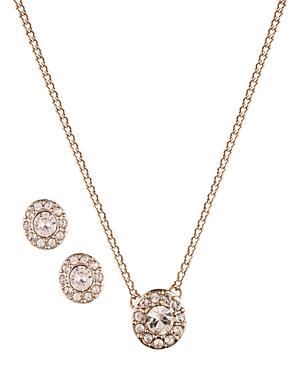 Givenchy Pave Necklace & Earrings Set