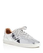 Tretorn Camden 2 Metallic Leather Low Top Lace Up Sneakers