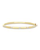 Rachel Reid 14k Yellow Gold Diamond Bangle Bracelet