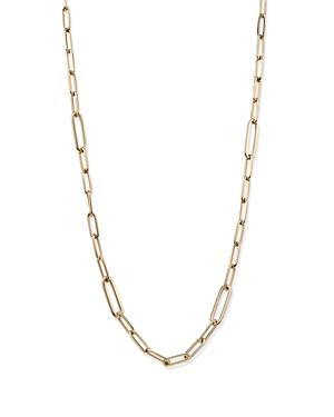 Alberto Amati 14k Yellow Gold Paperclip Link Chain Necklace, 18