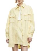The Kooples Yellow Front Button Shirt