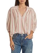 Joie Rowyn Striped Peasant Top