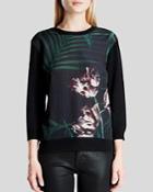 Ted Baker Sweater - Cadera Palm Floral Front