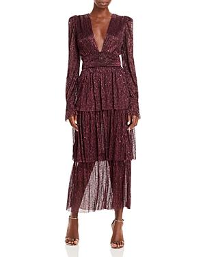 Sabina Musayev Bellissa Pleated Dress
