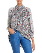 See By Chloe Floral Print High Neck Top
