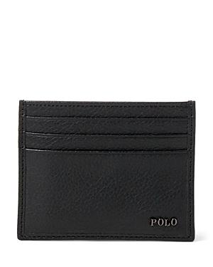 Polo Ralph Lauren Metal Plaque Leather Card Case