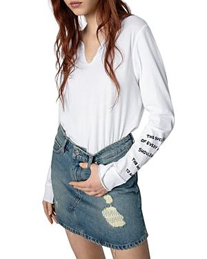 Zadig & Voltaire X Band Of Sisters Tunisien Henley Tee
