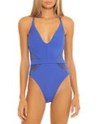 Isabella Rose Queensland Illusion Band One Piece Swimsuit