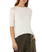 Karen Millen Mixed Media Sweater