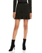 Aqua Jacquard Leopard Skirt - 100% Exclusive