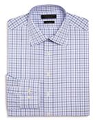 The Men's Store At Bloomingdale's Medium Double Check Regular Fit Dress Shirt - 100% Exclusive