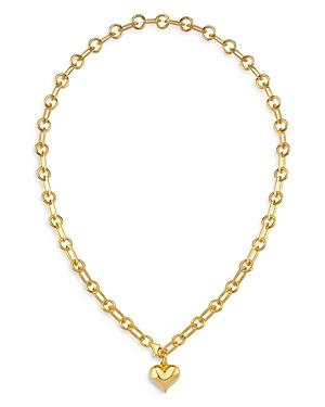 Maison Irem 18k Gold Hanah Heart Pendant Necklace, 18.5