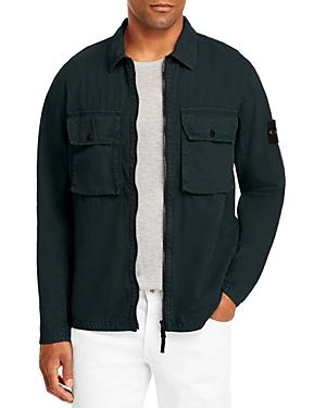 Stone Island Zip Front Shirt Jacket