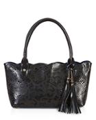 Buco Small Leather Lace Tote