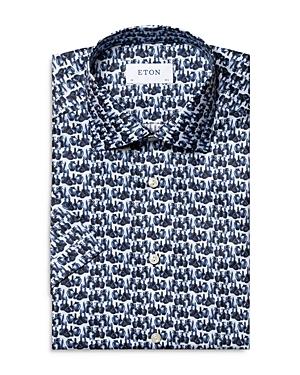 Eton Glassblower's Shelf Print Slim Fit Button Down Shirt