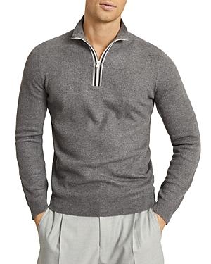 Reiss Gardener Half-zip Funnel Neck Sweater
