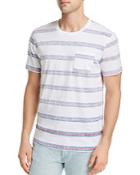 Pacific & Park Reverse-print Striped Tee - 100% Exclusive