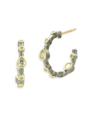 Fredia Rothman Signature Teardrop Hoop Earrings