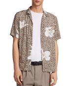 Allsaints Kuhi Floral Leopard Print Shirt