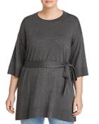 Eileen Fisher Plus Belted Tunic Sweater